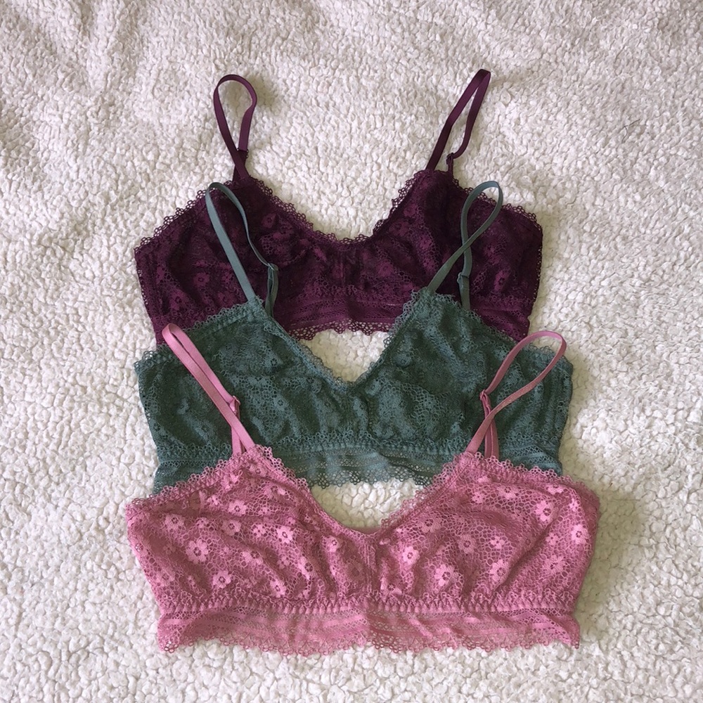 3 Victoria Secret Bralettes